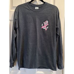 Southern Couture Long Sleeve Womens Christian T-Shirt | Hope Anchors the Soul M